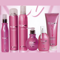 PINK UP KAARAL ژل و پایان مو