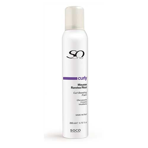 Mousse curly spălare și condiționare Deci, unul SOCO Gel și finisaj păr